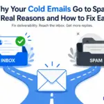 Cold email being sorted into spam folder vs. inbox