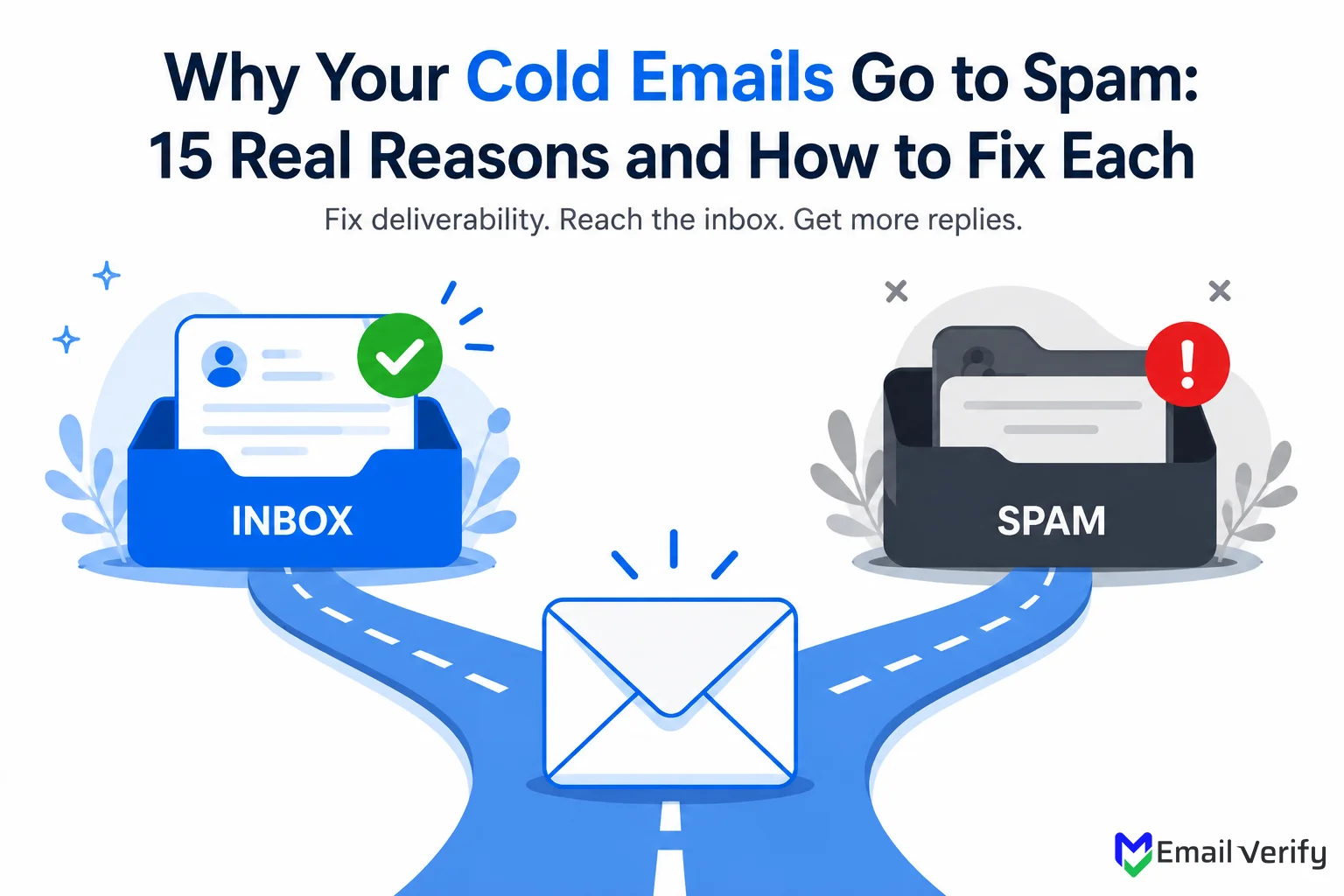 Cold email being sorted into spam folder vs. inbox